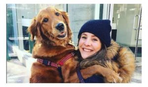 Loubie, de hond die aan iedereen knuffels uitdeelt