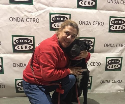 Tango de therapiehond bij het Rode Kruis