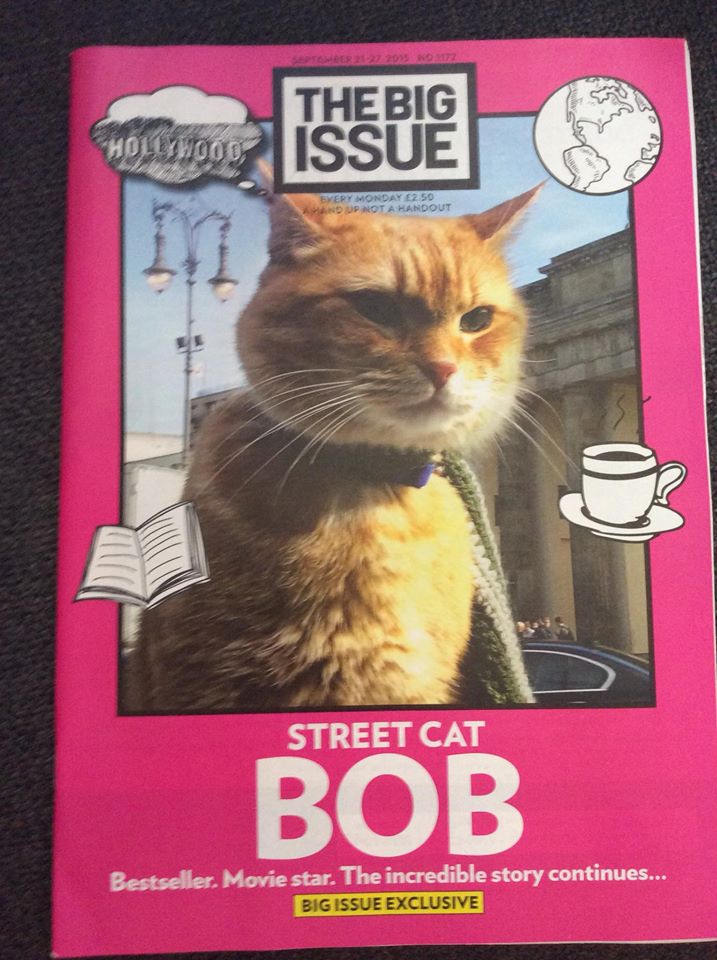 James Bowen en een straatkat genaamd Bob