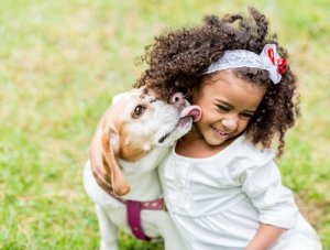 Hoe kinderen met honden moeten omgaan