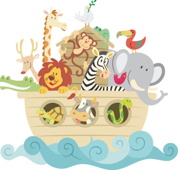 Welke dieren gingen mee op de Ark van Noach?